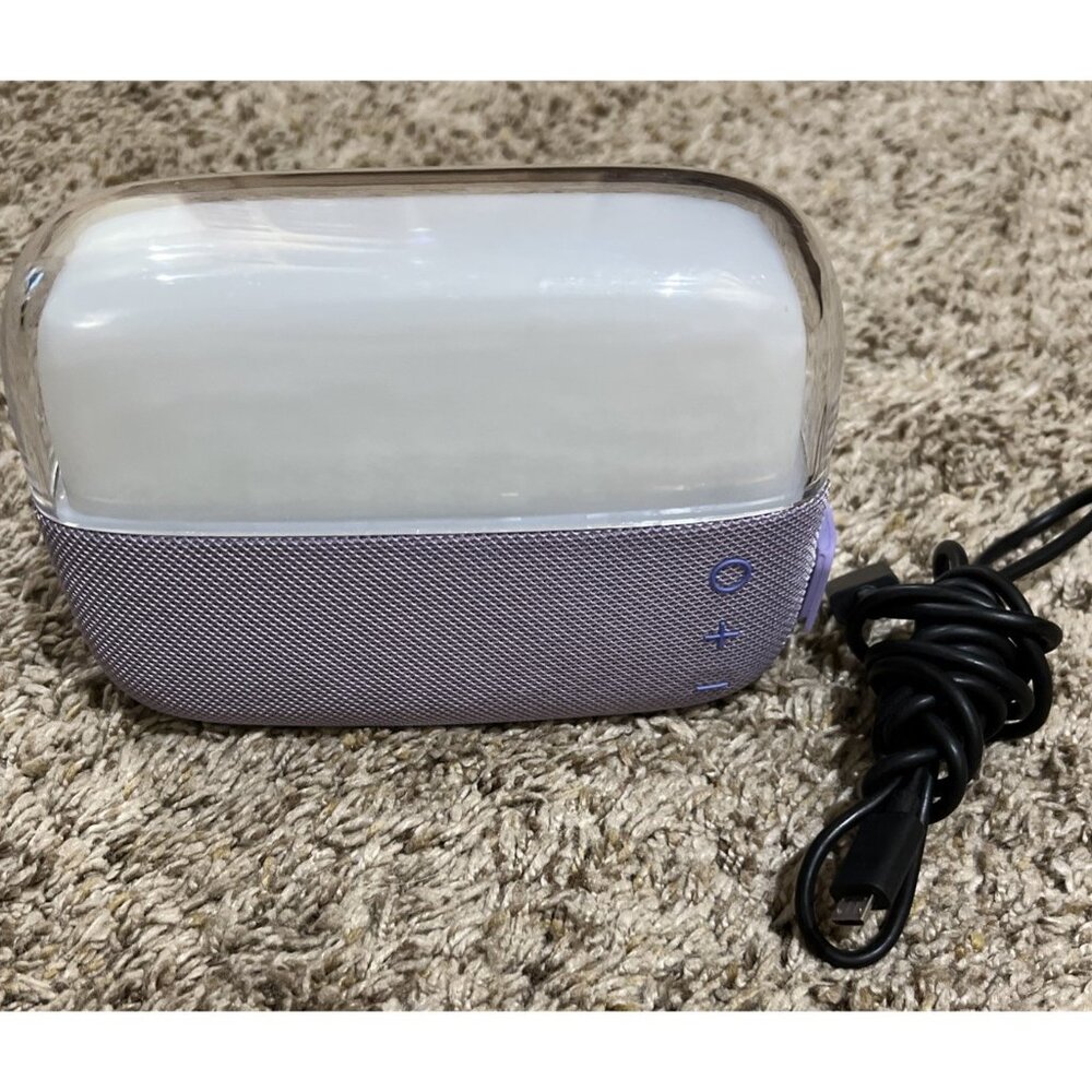 Cylo Color Changing Vibrant Pop LED Bluetooth Wireless Speaker ~ Tested Works